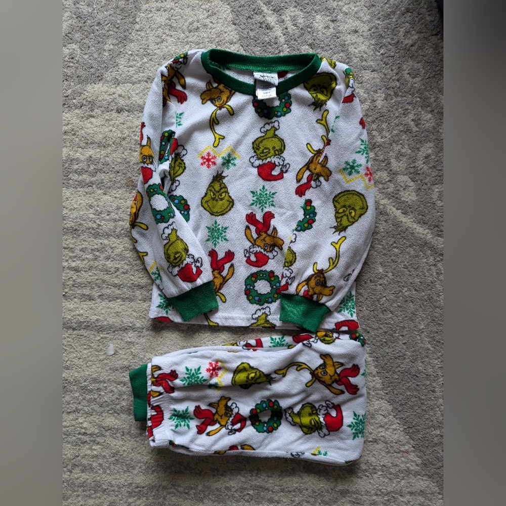 Official The Grinch Fleece Pajama Set